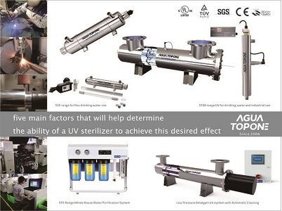 Pum ffactor a fydd yn helpu i bennu sterileiddiwr hidlo Uv